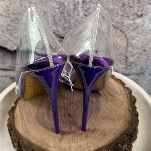 FANCY STILETTO 120 MM | PURPLE size 7.5   A259 - Picture 5 of 9